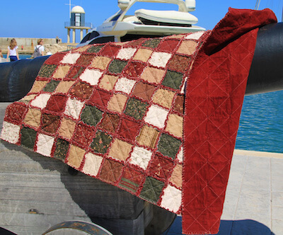 Charming Rag Quilt Pattern by Moda Fabrics