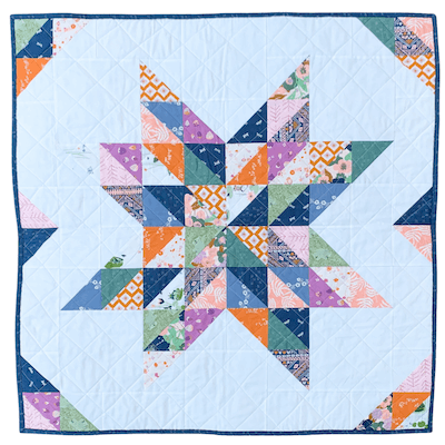 Charming Sawtooth Quilt Pattern by Hailey Stitches