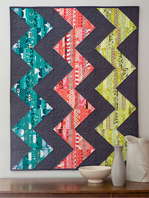 Chevrons Quilt Pattern by Quilting Daily