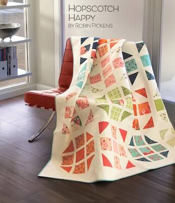 Hopscotch Happy Quilt Pattern by Robin Pickens Inc