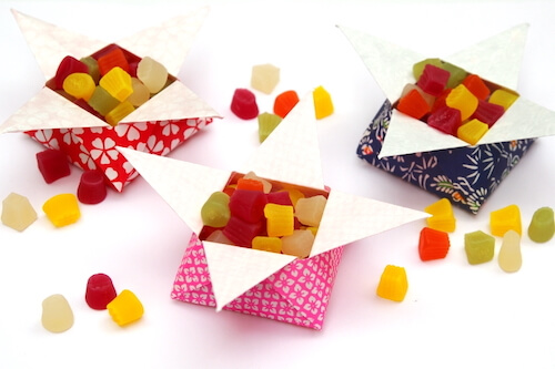 How To Fold Origami Star Snack Boxes by Gathering Beauty
