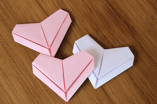 Cómo hacer un corazón de origami por Tsunaga Japón