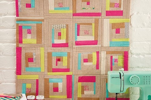 Log Cabin Quilt Pattern by Gathered