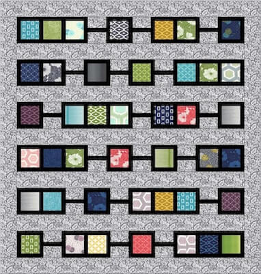 Modern Charm Quilt Pattern by Sew Fresh Quilts