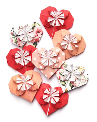 How To Make An Origami Heart (A4 Paper) — Gathering Beauty