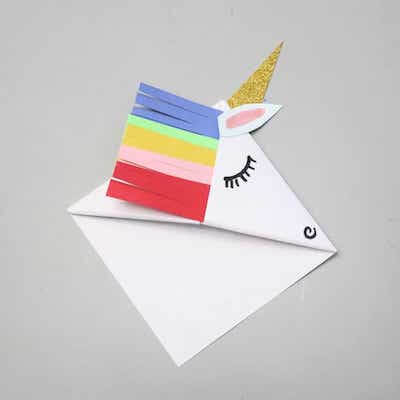 Origami Unicorn Bookmark by Creative Ramblings