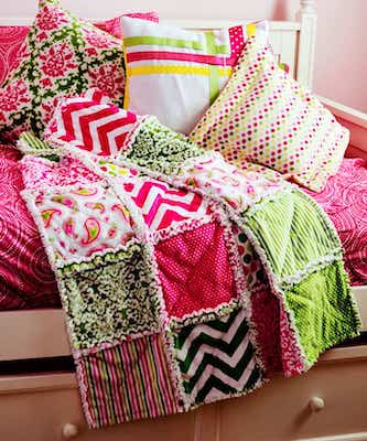 Rag Quilt Tutorial by Fleece Fun