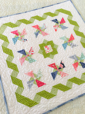 Summer Breeze Mini Charm Pack Quilt Pattern by Carried Away Quilting