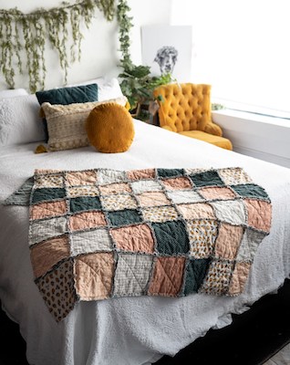 The Weekend Rag Quilt Pattern by Studio M Squared