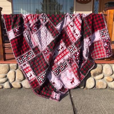 Twisted Rag Quilt Pattern by Ala Mode Patterns