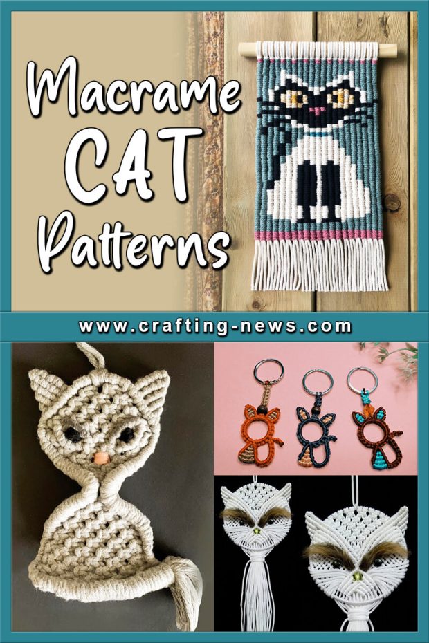 MACRAME CAT PATTERNS