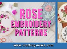 ROSE EMBROIDERY PATTERNS