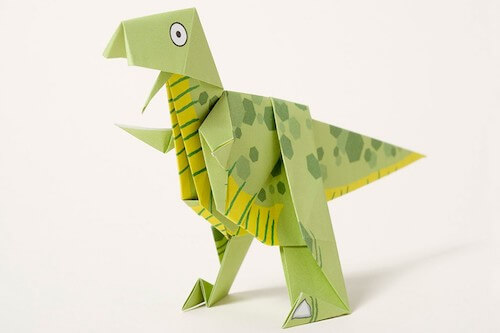 How To Make A T-Rex Origami Dinosaur by Natural History Museum