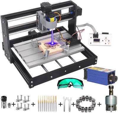 MYSWEETY 2 in 1 7000mW CNC 3018 Pro Laser Engraver Machine
