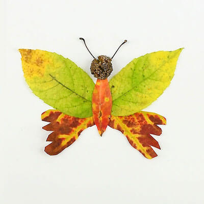 Autumn Leaf Butterflies by One Little Project