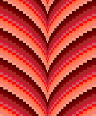 20 Bargello Quilt Patterns 20 Autumn Points Bargello Quilt Pattern by Sticky Sugar Stitches