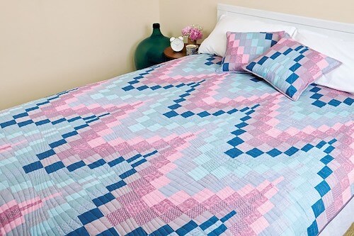 Bargello Quilt Pattern by Gathered