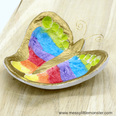 Butterfly Keepsake Craft by Messy Little Monster