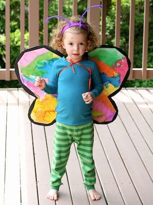 Cardboard Butterfly Wings by Fun At Home With Kids