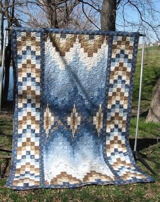 Celestial Bargello Quilt Pattern by Pure Joy Patterns