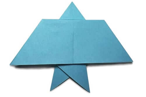 Cómo hacer una golondrina de origami fácil por The Daily Dabble