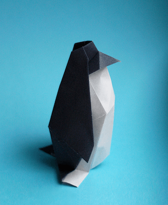 How To Make An Origami Penguin by How About Orange