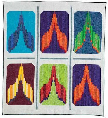 20 Bargello Quilt Patterns 5 Lattice Towers Bargello Quilt Free Pattern by Quilting Daily