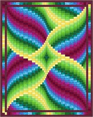 20 Bargello Quilt Patterns 19 Lily Bargello Quilt Pattern by Quilting Jays