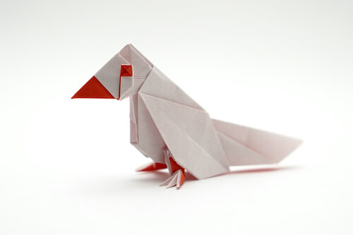 Origami Java Sparrow by Jo Nakashima