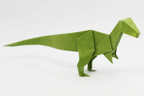 17 Tutorials On How To Make An Origami Dinosaur 5 Origami Velociraptor by Jo Nakashima