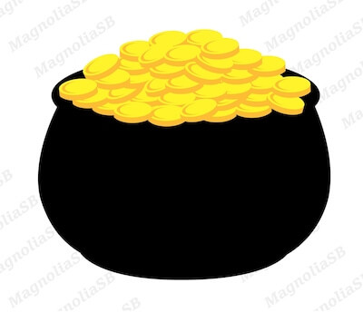 Pot Of Gold Clipart by Magnolia SB