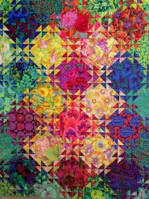 Shimmering Triangles Quilt Pattern by Jenny Bowker