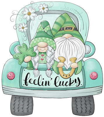 St. Patrick’s Day Gnome Couple by Bizzy Hands Creations