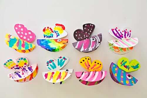 Transforming Paper Butterfly Craft by Hello Wonderful