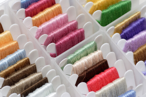 types of embroidery floss storage