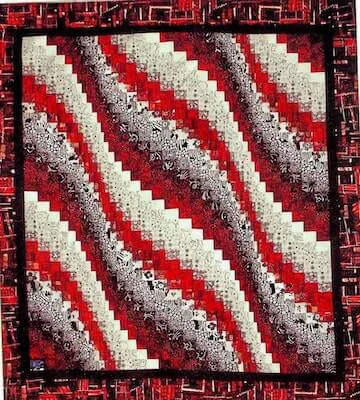 20 Bargello Quilt Patterns 4 Wavy Bargello Quilt Pattern by Absolutely Obsessed