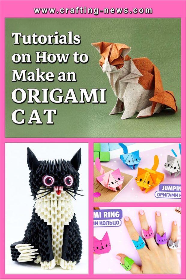 TUTORIALES DE COMO HACER UN GATO DE ORIGAMI