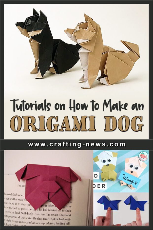 TUTORIALES DE COMO HACER UN PERRO DE ORIGAMI