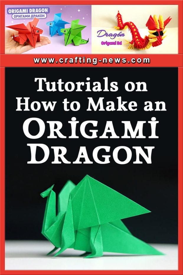 TUTORIALES DE COMO HACER UN DRAGÓN DE ORIGAMI