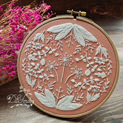 Mandala Simple Embroidery Kits for Beginners from DiYOrder