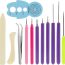 5Pcs Paper Quilling Tools Slotted Kit, Quilling ... - UK