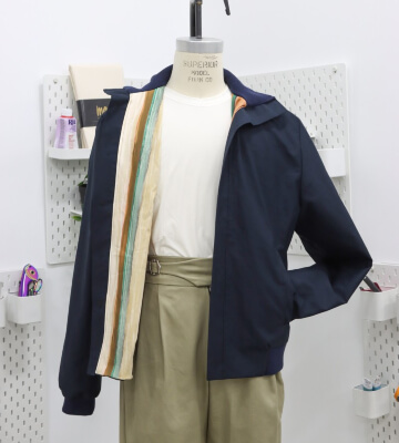 The Dean Jacket Free MensSwear Sewing Pattern by Mood Sewciety