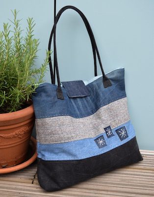 Denim Tote Bag Pattern by Vicky Myers Creations