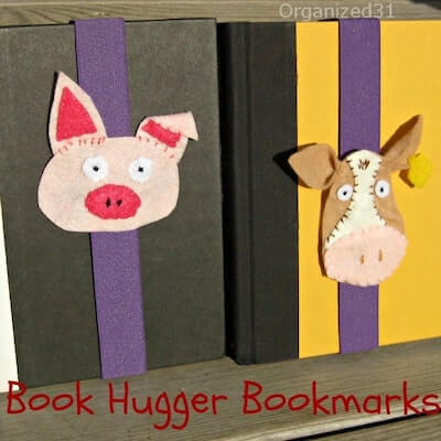 Farm Animal Book Huggers by Organized 31