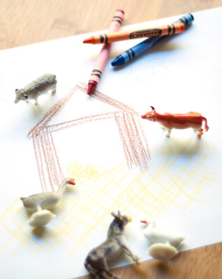 Farm Animal Collage by Education