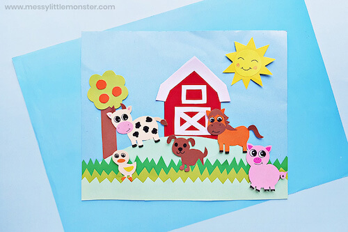 Farm Animal Craft by Messy Little Monster