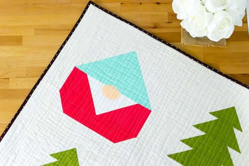 Gnome Mini Quilt Pattern by Sew Can She