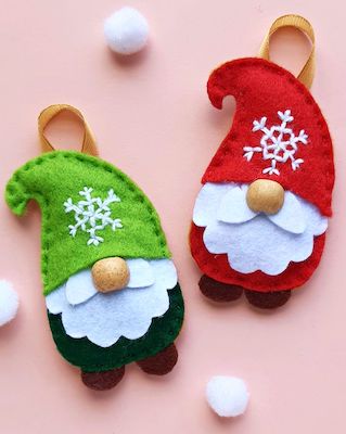 Gnome Ornaments Pattern by Mommy Made That