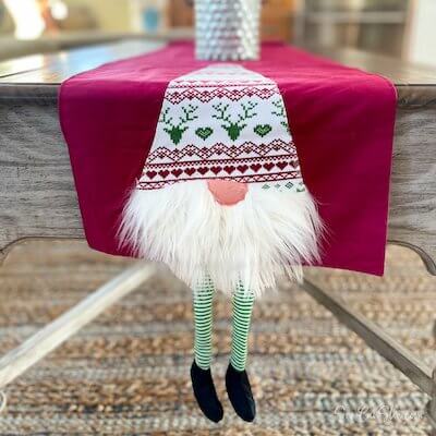 Gnome Table Runner Pattern by Sew Can She