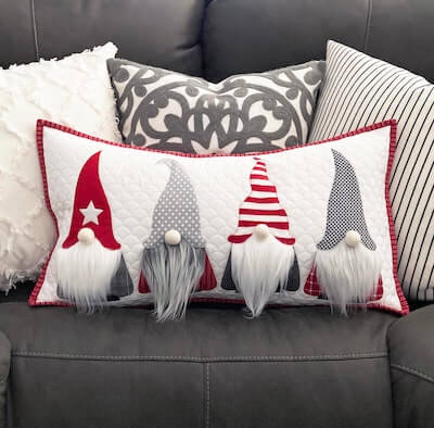Gnomes Pillow Pattern by Ahhh Quilting